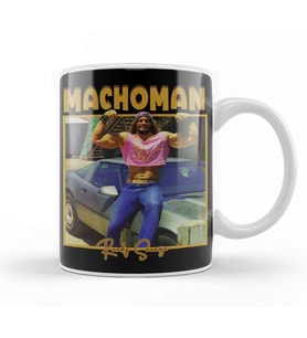 Macho Man Randy Savage Retro Kupa Bardak Porselen
