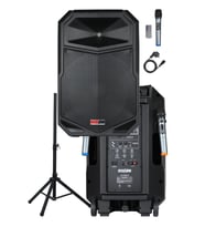 Lastvoice LS-P2915 Portatif Taşınabilir Mikrofonlu Şarjlı Ses Sistemi Hoparlör 15 İNÇ 850 WATT