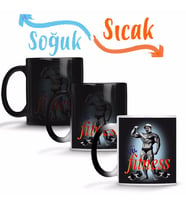 Madruga Fitness 2 Sihirli Kupa Bardak Porselen