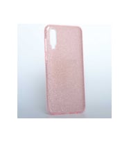 Samsung Galaxy A50 Uyumlu Kılıf Zore Shining Silikon (Rose Gold Altın)