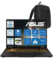 Asus Tuf Gaming F16 FX608JM Intel® Core™ I5 13450HX 32GB Ddr5 1tb SSD RTX5060/8GB 115W 16 Inç 165Hz Fhd+ 16:10 (1920 x 1200, Wuxga)  WIN11PRO Taşınabilir Bilgisayar RV073P13+ZETTAÇANTA