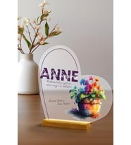 giftcrea Anneler Günü Özel Hediye Pleksi Seti, Doğum Günü, Özel Gün Fotoğraflı Kişiye Özel Pleksi Seti