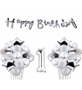 Gümüş Balon Seti