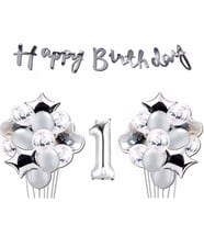 Gümüş Balon Seti
