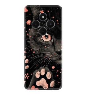 Xiaomi 14C Kılıf Boutique Baskılı Resimli Kara Kedi Pcode -085