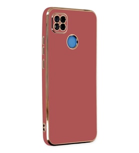 Mey İthalat® Redmi 9C Kılıf Volet Silikon - Kırmızı