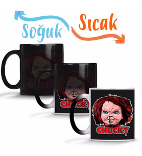 Classic Chucky Sihirli Kupa Bardak Porselen