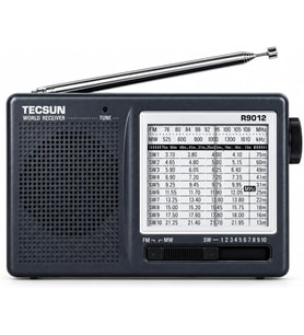 R-9012 Taşınabilir Analog Radyo Kısa Dalga FM Stereo Alıcı FM/MW/SW 12 Bantlı Dünya Radyosu