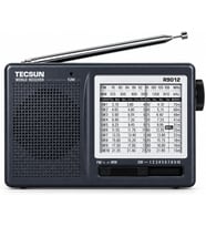 R-9012 Taşınabilir Analog Radyo Kısa Dalga FM Stereo Alıcı FM/MW/SW 12 Bantlı Dünya Radyosu