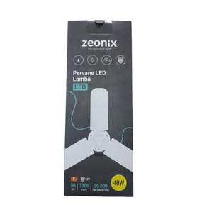 ZEONİX 40W 3 KANATLI PERVANE AMPUL