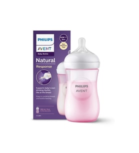 Philips Avent Natural Response PP Pembe Biberon 1+ Ay 260 ml SCY903/11