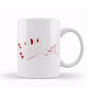 Bada Bing Black 03 Kupa Bardak Porselen