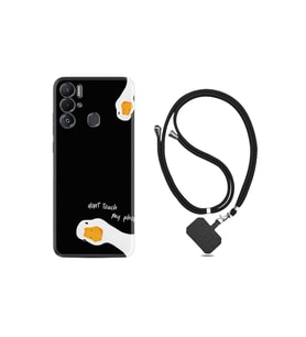 Pova Neo Kılıf Ipli Boyun Askılı Desenli Silikon Dont Touch Duck 1655