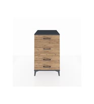 Kronos Komodin 4 Çekmeceli 60x59x96 Antrasit-Çam