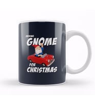 Driving Gnome for Christmas Kupa Bardak Porselen
