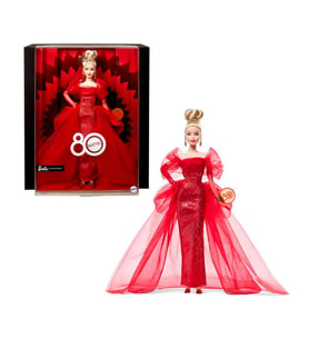 Barbie 80. Yıl Dönümü Koleksiyon Sarışın Bebek JBJ17