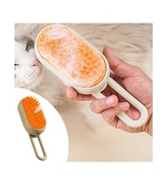 Saplı Su Püskürtmeli Kedi Köpek Fırçası Masaj Etkili Tüy Toplama Tarağı (5343)