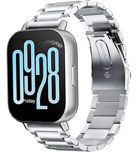 Xiaomi ile Uyumlu Bakla Model Çelik Kordon Redmi Watch 5 Active/Redmi Watch 5 Lite/Watch S4/Watch 2/2Pro/S3/S1/S1Pro/S1 Active İçin Katlanır Toka Mekanizmalı Paslanma Yapmayan Kayış