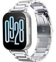 Xiaomi ile Uyumlu Bakla Model Çelik Kordon Redmi Watch 5 Active/Redmi Watch 5 Lite/Watch S4/Watch 2/2Pro/S3/S1/S1Pro/S1 Active İçin Katlanır Toka Mekanizmalı Paslanma Yapmayan Kayış