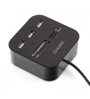 DARK DARK UCR202 PRO DUO DK-AC-UCR202 Kart Okuyuculu USB Çoklayıcı
