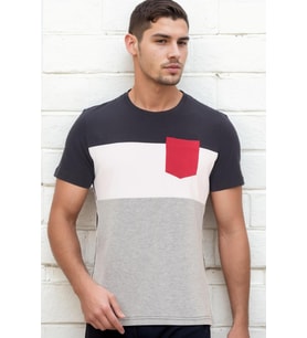 T8592 DEWBERRY ERKEK T-SHIRT-KOYU LACİVERT
