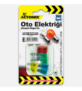 Automix 5'li Fişli Sigorta Seti