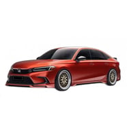 Honda Civic FE Yofer Style Yan Marşpiyel Takımı (Plastik)