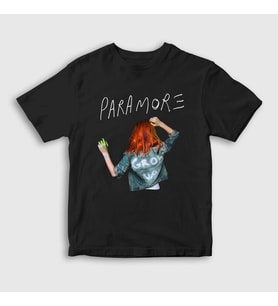 Presmono Unisex Çocuk Siyah Grow Up Müzik Paramore T-Shirt 480419tt