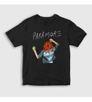 Presmono Unisex Çocuk Siyah Grow Up Müzik Paramore T-Shirt 480419tt