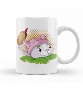 Plants Vs Zombies Cattail Kupa Bardak Porselen