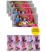 FIFA 365 Premium Adrenalyn XL 2024 Futbolcu Kartları 4 Paket (40 Kart)