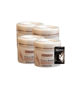 Arnavut Kremi Whitens Cream 4 Adet 100 ml Cilt Renk Açıcı Beyazlatıcı Krem + 1 Adet Jel Hediye
