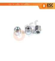 ECR002 Cam Kriko Kablo Halat Uç Pimi Tutma Perçini 5x4.5/1.6 mm 100 Adet