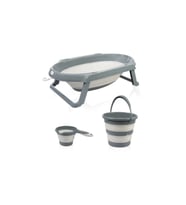 BabyJem Katlanır Banyo Küvet Seti 765 Antrasit (Standart)