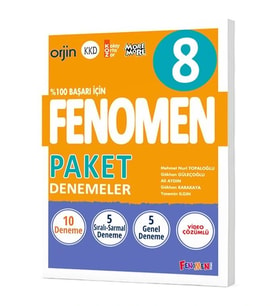 Fenomen Yayınları 8. Sınıf Fenomen 10 Paket Deneme Yeni