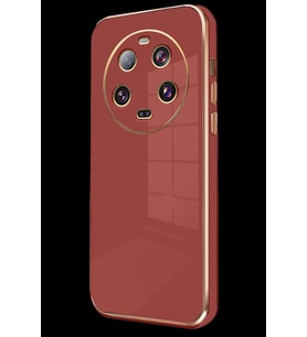 Pilelistore   Xiaomi Mi 14 Ultra Kılıf Volet Silikon - Kırmızı