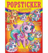 Unicorns Boyama Kitabı Popsticker