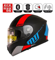 M966 V2 WX89 Motosiklet Kaskı Güneş Vizörlü Çene Açılır Motorcu Kask