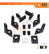 VW Passat B6 3C2 3C5 2005-2011 3C0998225 3C0998226 İçin Sol Sağ Ön Far Tamir Seti