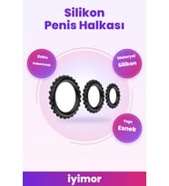 Tırtıklı Silikon Penis Halkası Seti 3 Farklı Boy – iyimor