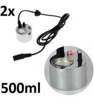 Yate10 500ml 2adet Metal Soğuk Buhar Üreteci, Kuluçka Nem Nozulu 24v