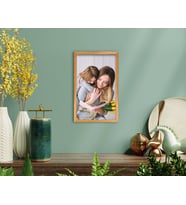 BK Home Anne Kız Fotoğraflı El Yapımı Ahşap Çerçeveli Tablo-1