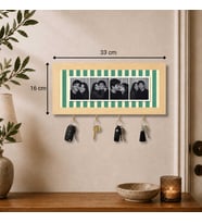 Kişiye Özel Photobooth Yatay Çerçeveli Anahtarlık – Sage