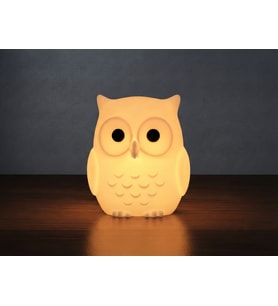 Riva Self Dekoratif Baykuş Tasarımlı 3D Baskı Tealight Mumluk / Ambiyans Aydınlatma