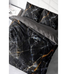 Çift Kişilik Nevresim Takımı Sık Dokuma Pamuk Saten 3d Özel Tasarım Lux Marble