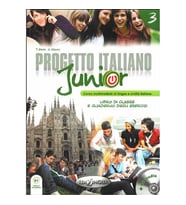 Progetto Italiano Junior 3 Libro di Classe & E +CD (Gri-Kırmızı)