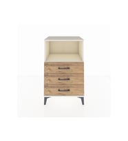 Hyperion Komodin Tek Raflı 3 Çekmeceli 60x44x96 Aytaşı-Çam