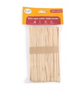 Fufi Renksiz Dil Çubuğu Geniş 50Li - 2 paket