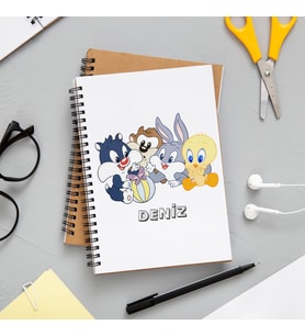 Looney Tunes Çizgi Film Defteri Kişiye Özel