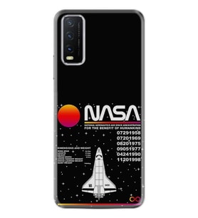 Vivo Y11s Kılıf Desenli Silikon Kılıf Nasa 2 1407